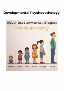Developmental Psychopathology (DP)